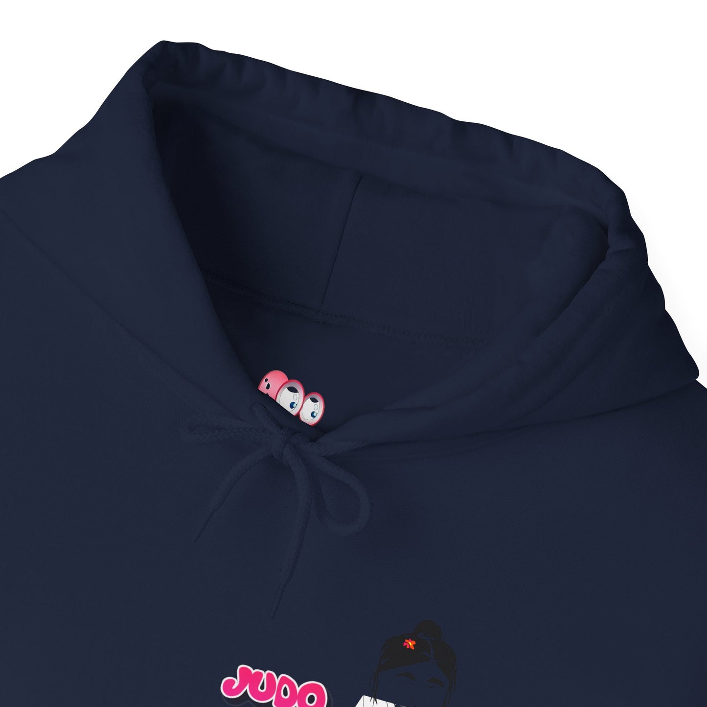Judo Cartoon Lady Hoodie – Fun Graphic Martial Arts Sweatshirt | FunWearCode
