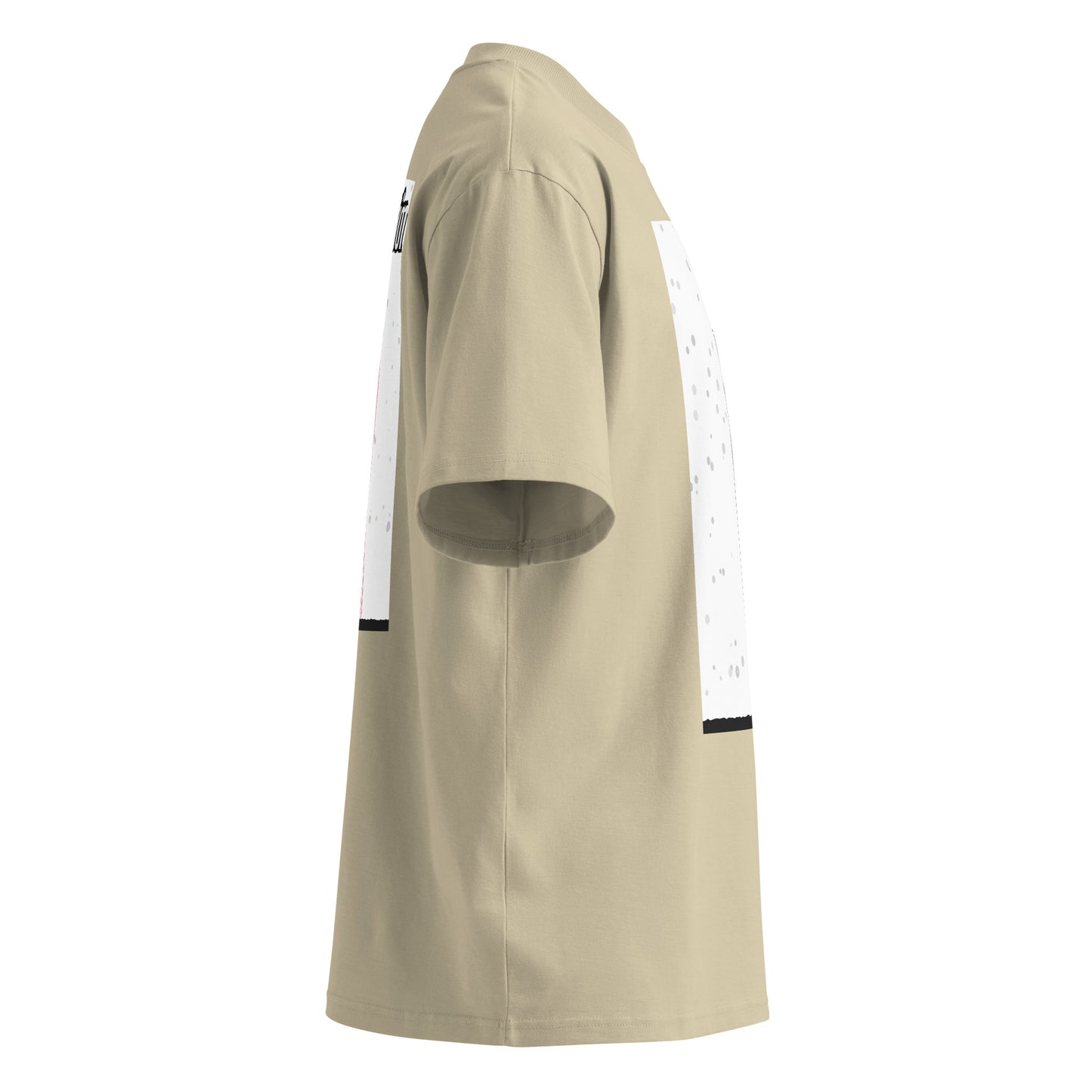 Organic Oversized High Neck T-Shirt – Human & Space Collection