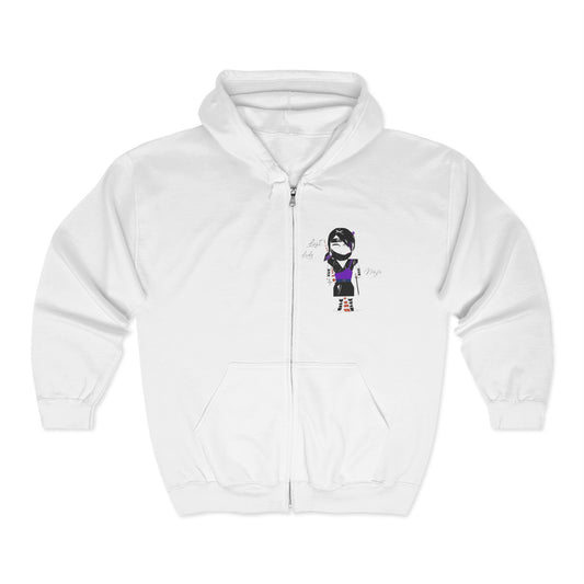 Cozy Lady Ninja Zip Hoodie – Women’s Soft Fleece | FunWearCode