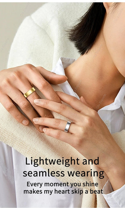 Smart Health Ring – Waterproof Fitness Tracker for Heart Rate, Sleep & Activity Monitoring