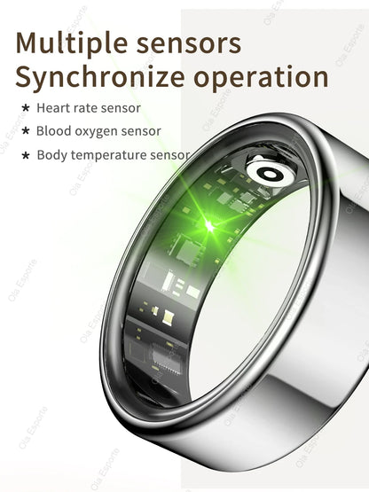 Smartwatch with sensors on a white background