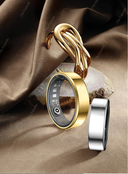 Smart Health Ring – Waterproof Fitness Tracker for Heart Rate, Sleep & Activity Monitoring