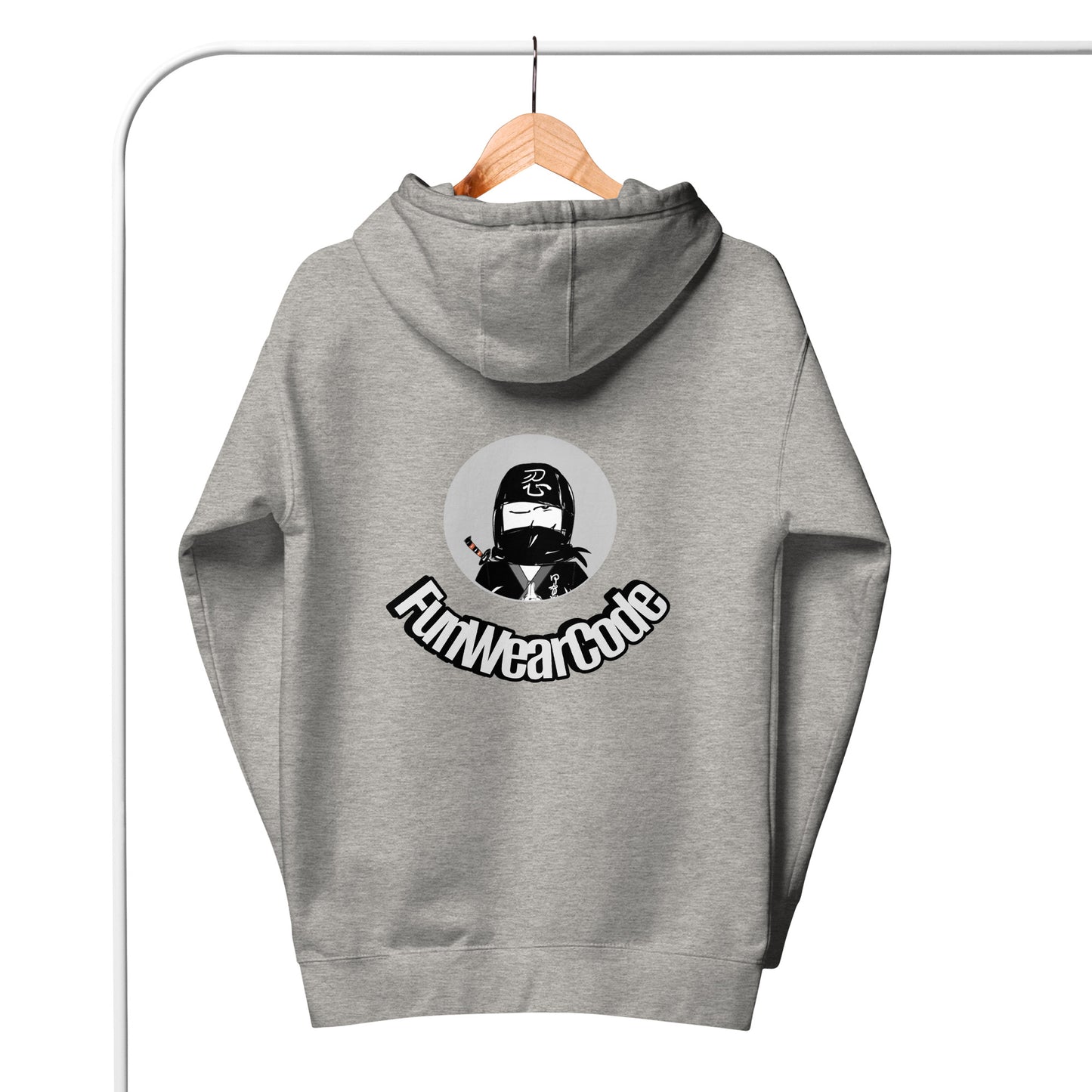 Premium Pullover Hoodie – Unique Whimsical Ninja Graphic Design | FunWearCode