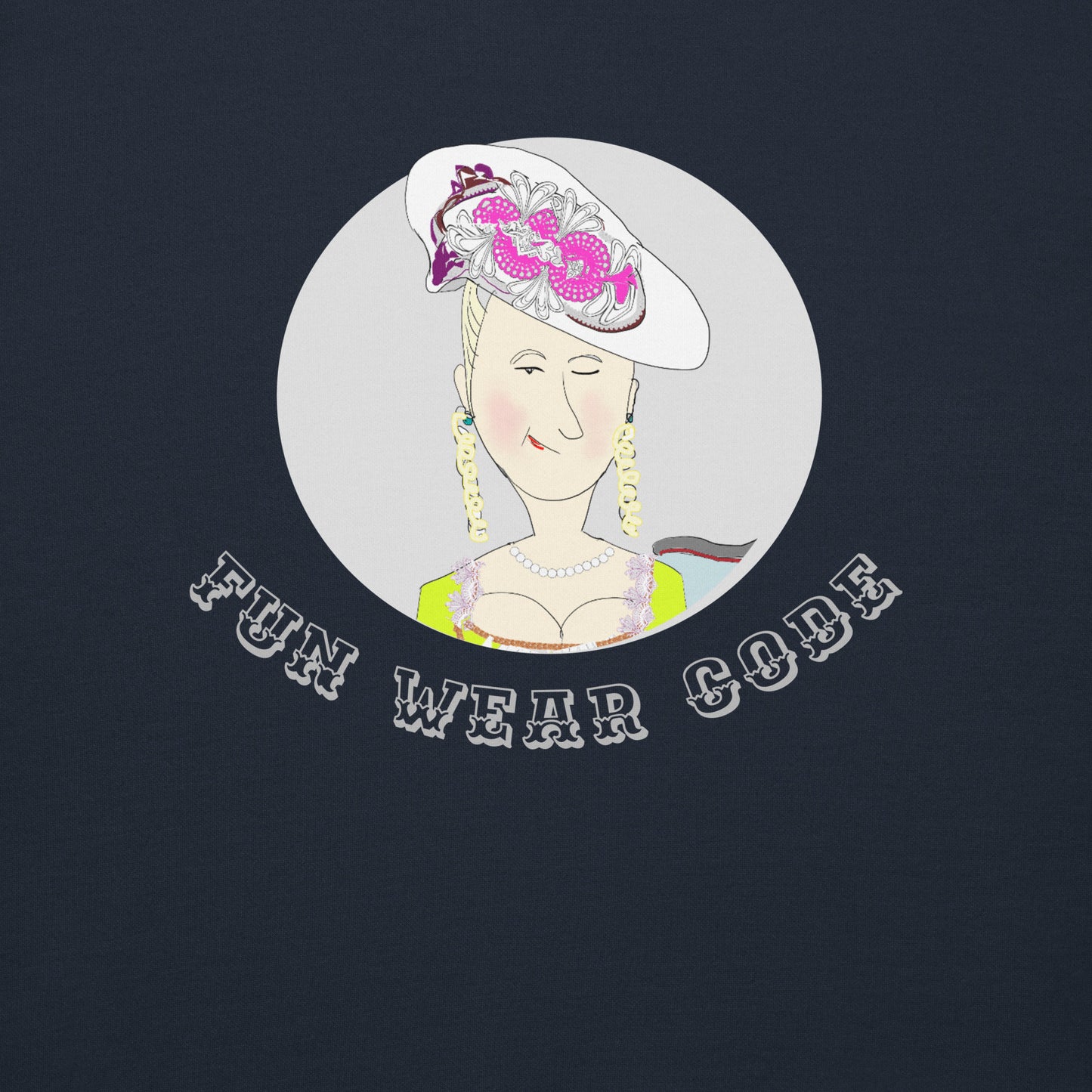 Trendy Vintage English Lady Hoodie – Stylish Retro Streetwear | FunWearCode