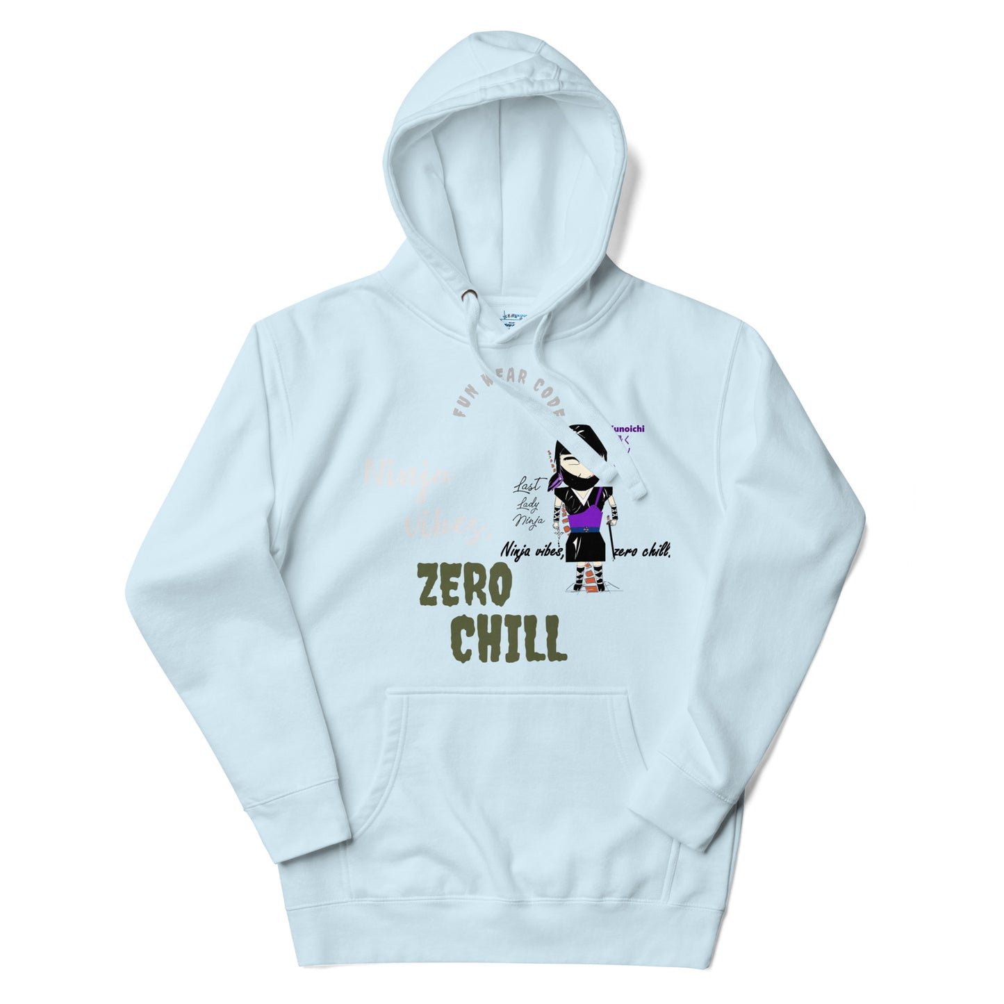 Soft & Warm Pullover Hoodie – Lady Ninja Graphic Design for Women | FunWearCode