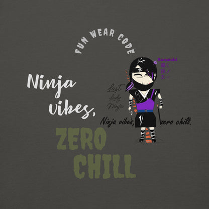 Soft & Warm Pullover Hoodie – Lady Ninja Graphic Design for Women | FunWearCode