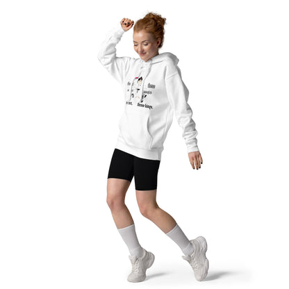 Judo Lady Graphic Cartoon Hoodie – Fun Martial Arts Sweatshirt | FunWearCode