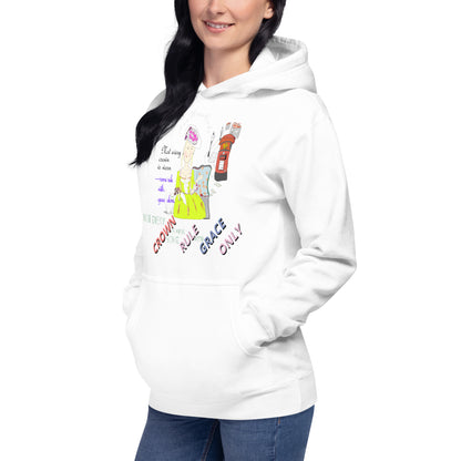 Trendy Vintage English Lady Hoodie – Stylish Retro Streetwear | FunWearCode