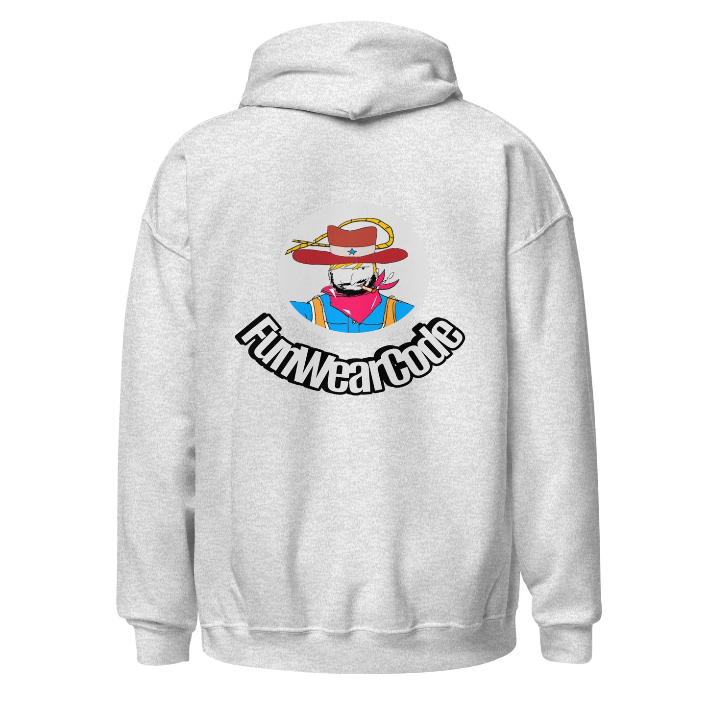 Unisex Cowboy Graphic Hoodie – Vintage Western Style Design | FunWearCode