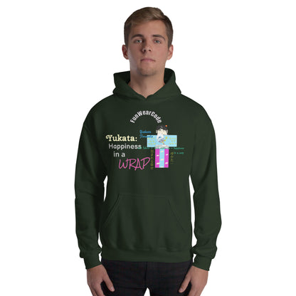 Unisex Japanese Yukata Graphic Hoodie – Fun Japanese Iconic Design | FunWearCode