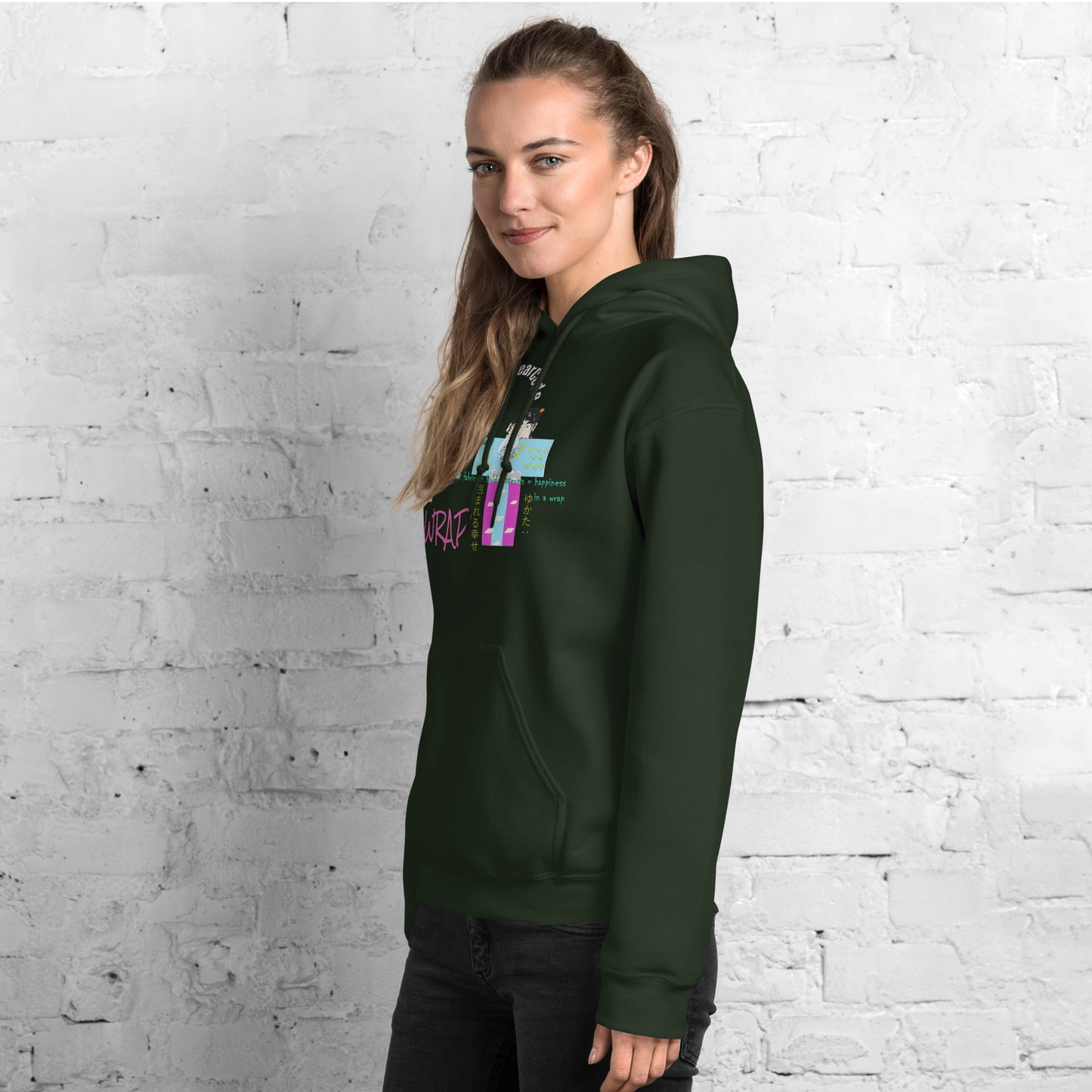 Unisex Japanese Yukata Graphic Hoodie – Fun Japanese Iconic Design | FunWearCode