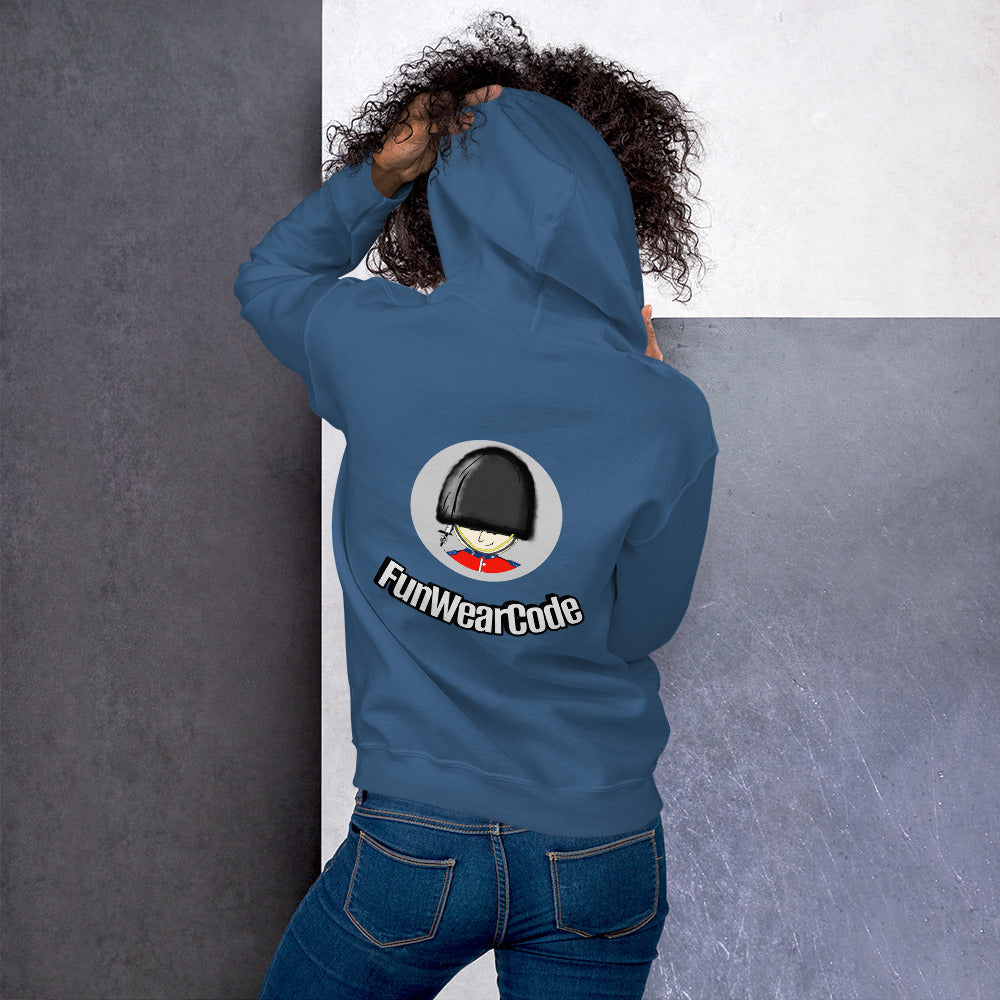Unisex Cozy Hoodie – Fun Royal Guardsman Graphic Design | FunWearCode
