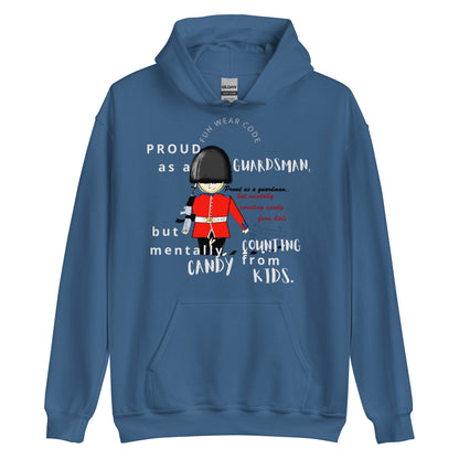 Unisex Cozy Hoodie – Fun Royal Guardsman Graphic Design | FunWearCode