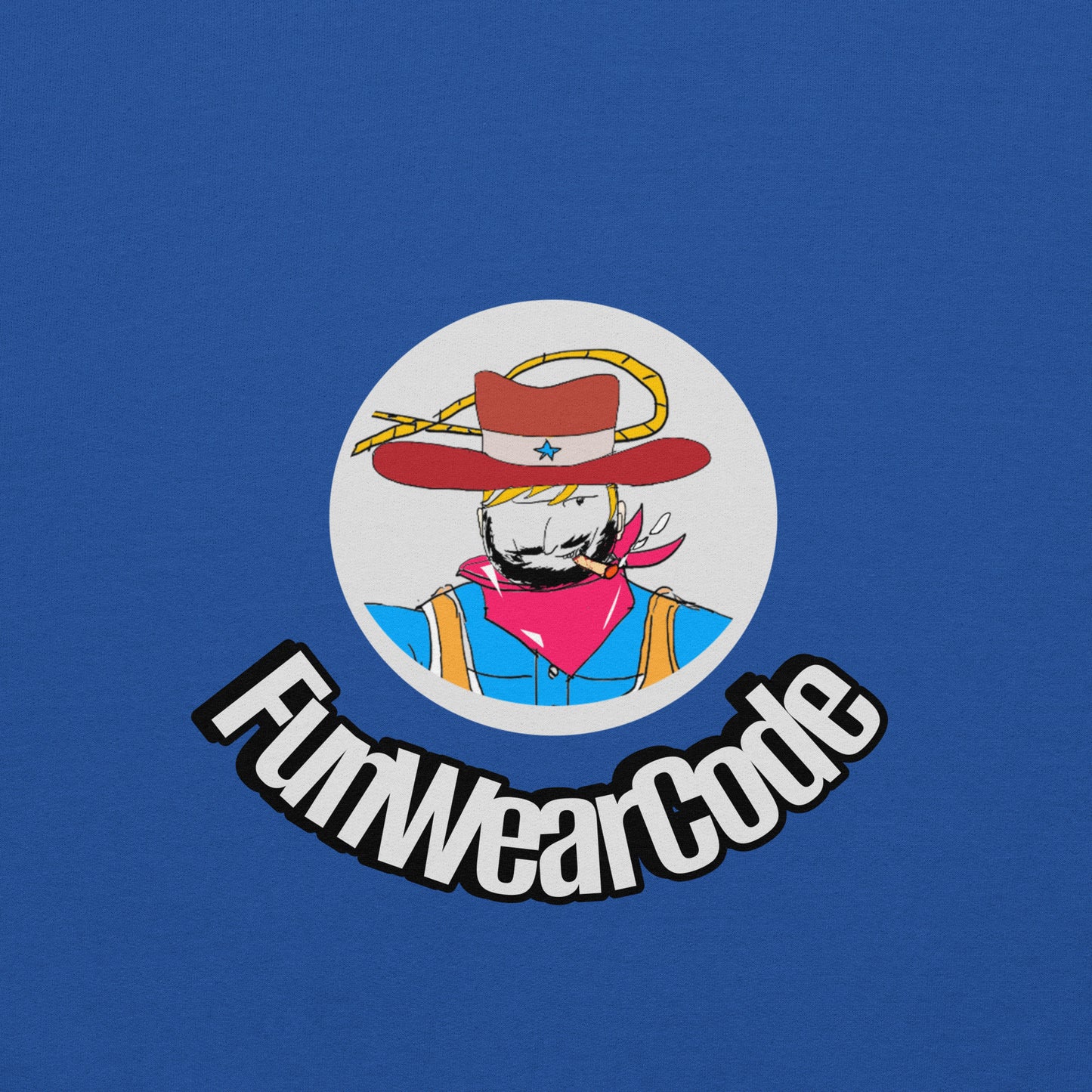 Unisex Cowboy Graphic Hoodie – Vintage Western Style Design | FunWearCode