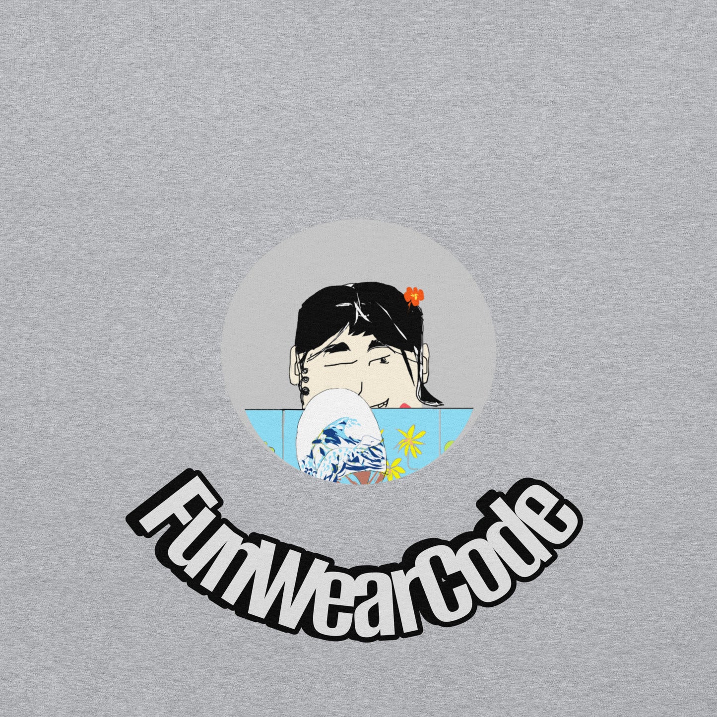 Unisex Japanese Yukata Graphic Hoodie – Fun Japanese Iconic Design | FunWearCode