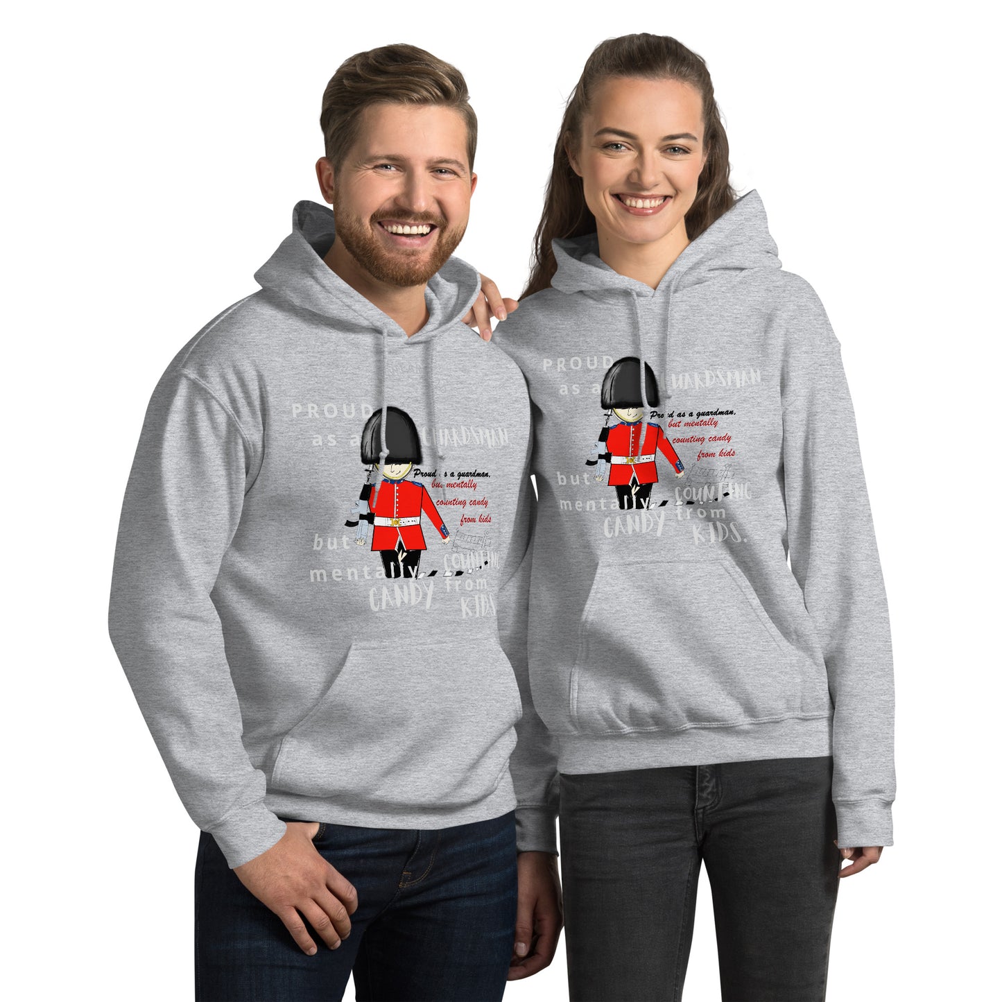 Unisex Cozy Hoodie – Fun Royal Guardsman Graphic Design | FunWearCode