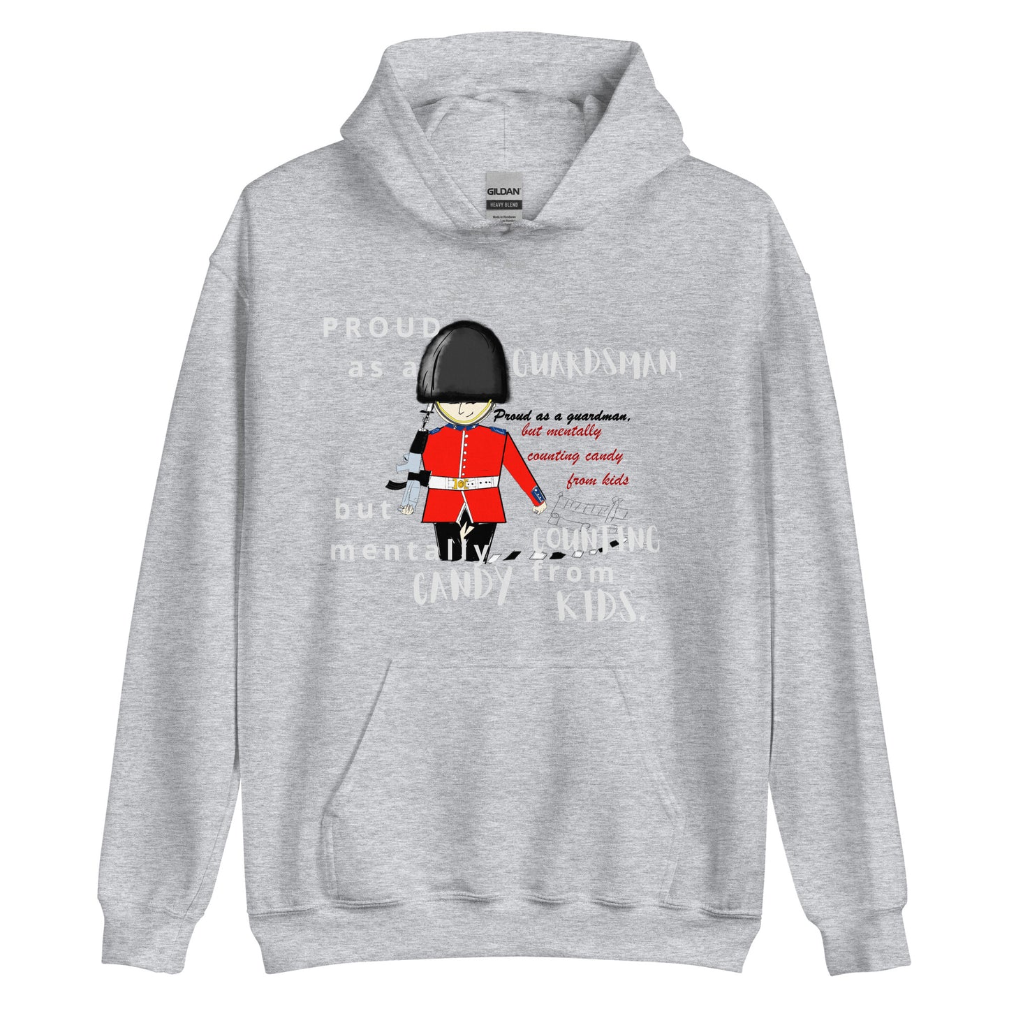 Unisex Cozy Hoodie – Fun Royal Guardsman Graphic Design | FunWearCode