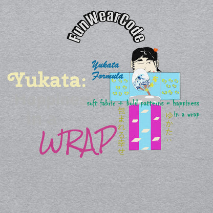 Unisex Japanese Yukata Graphic Hoodie – Fun Japanese Iconic Design | FunWearCode