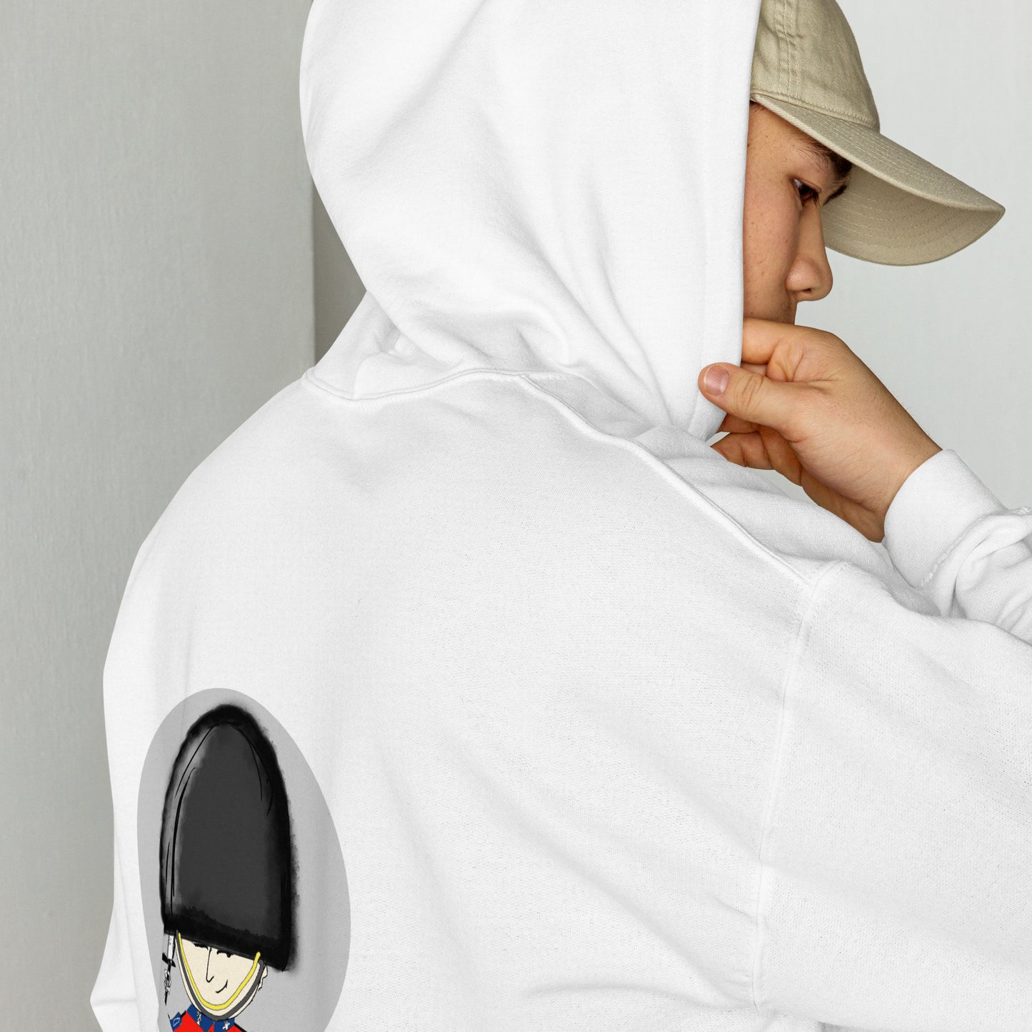 Unisex Cozy Hoodie – Fun Royal Guardsman Graphic Design | FunWearCode