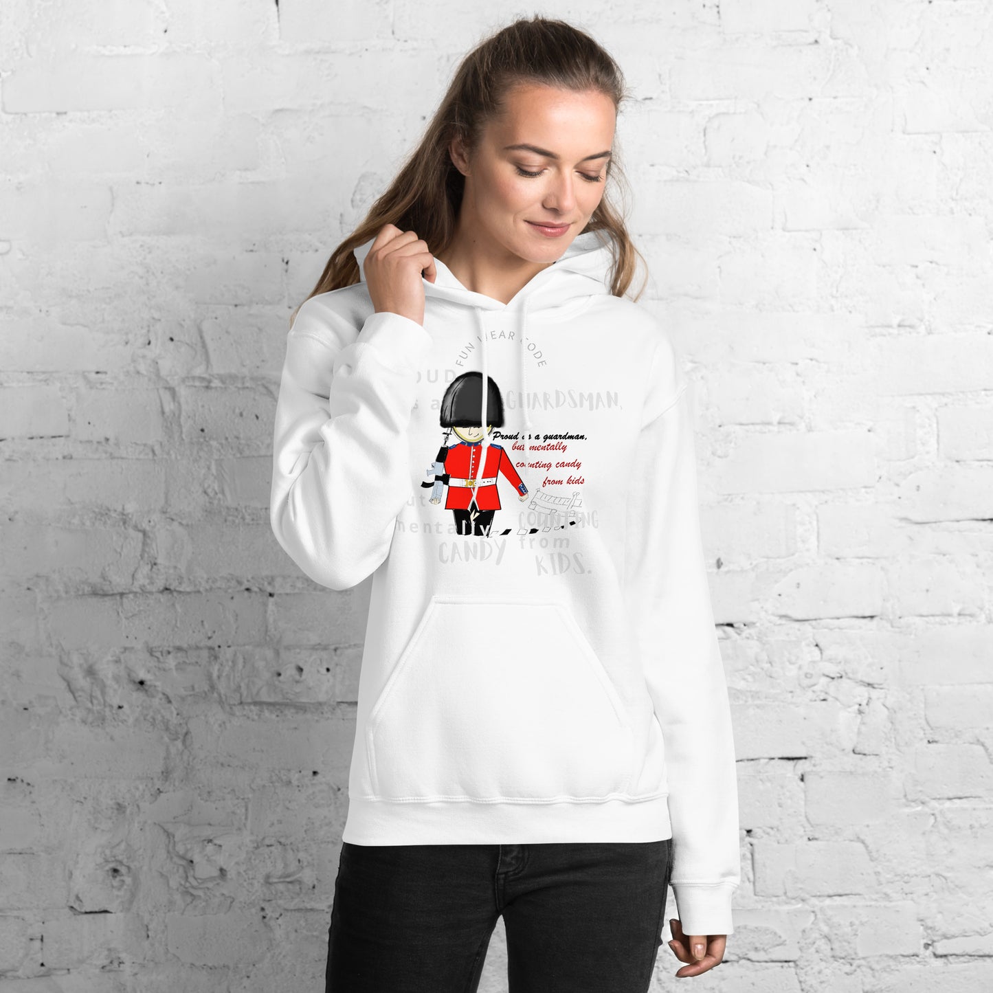Unisex Cozy Hoodie – Fun Royal Guardsman Graphic Design | FunWearCode