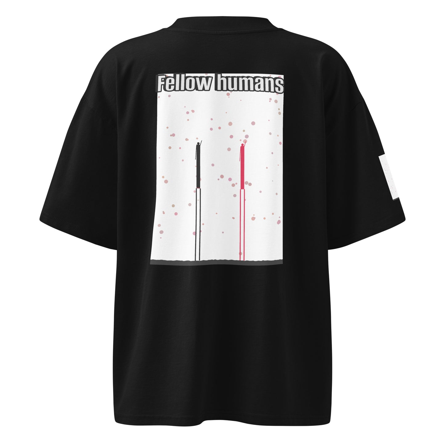Unisex Organic Oversized High Neck T-Shirt — Human & Space 'Explore' Collection