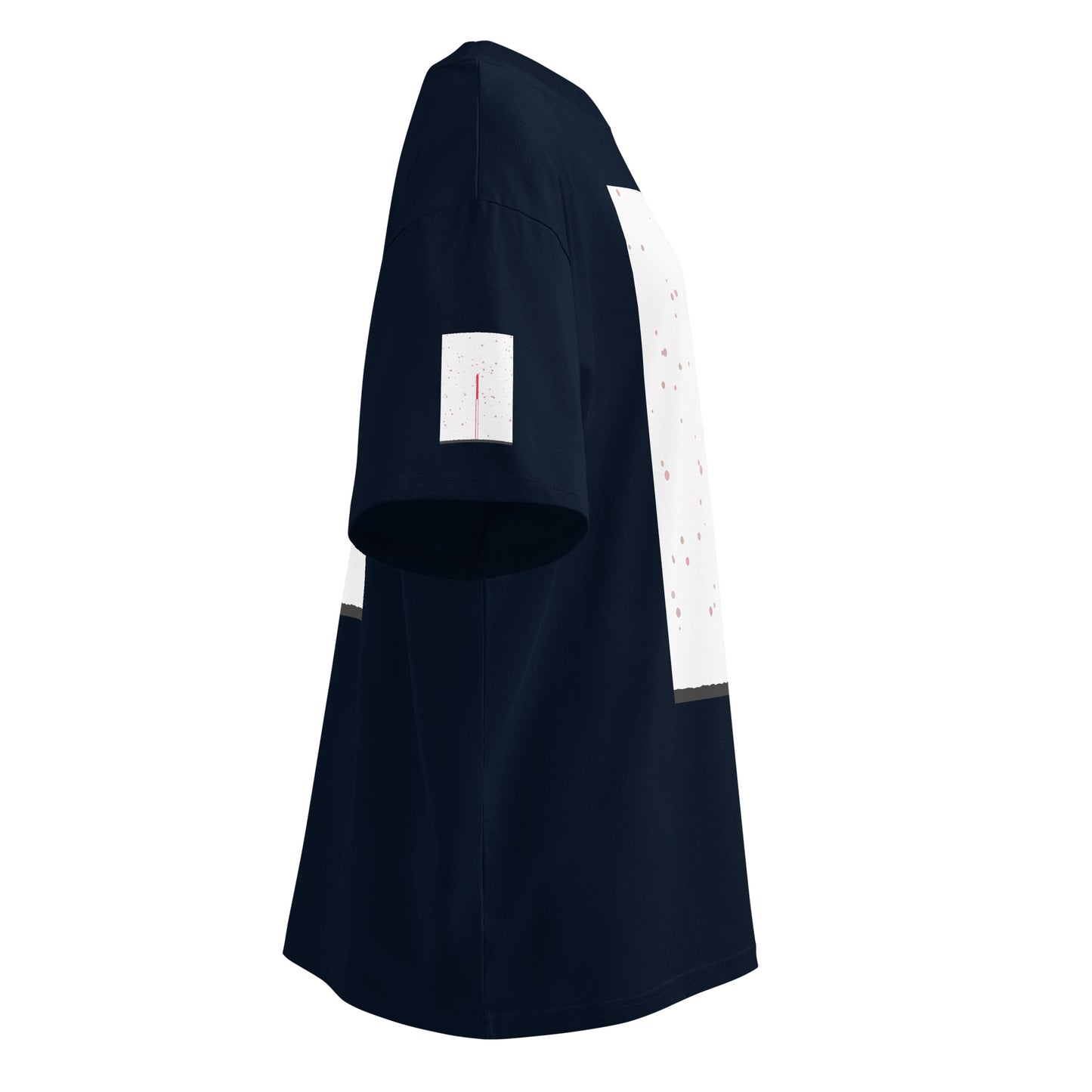 Unisex Organic Oversized High Neck T-Shirt — Human & Space 'Explore' Collection