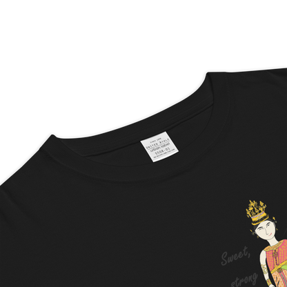 Fun Softstyle Oversized T-Shirt - Playful Thai Woman Graphic Tee | FunWearCode