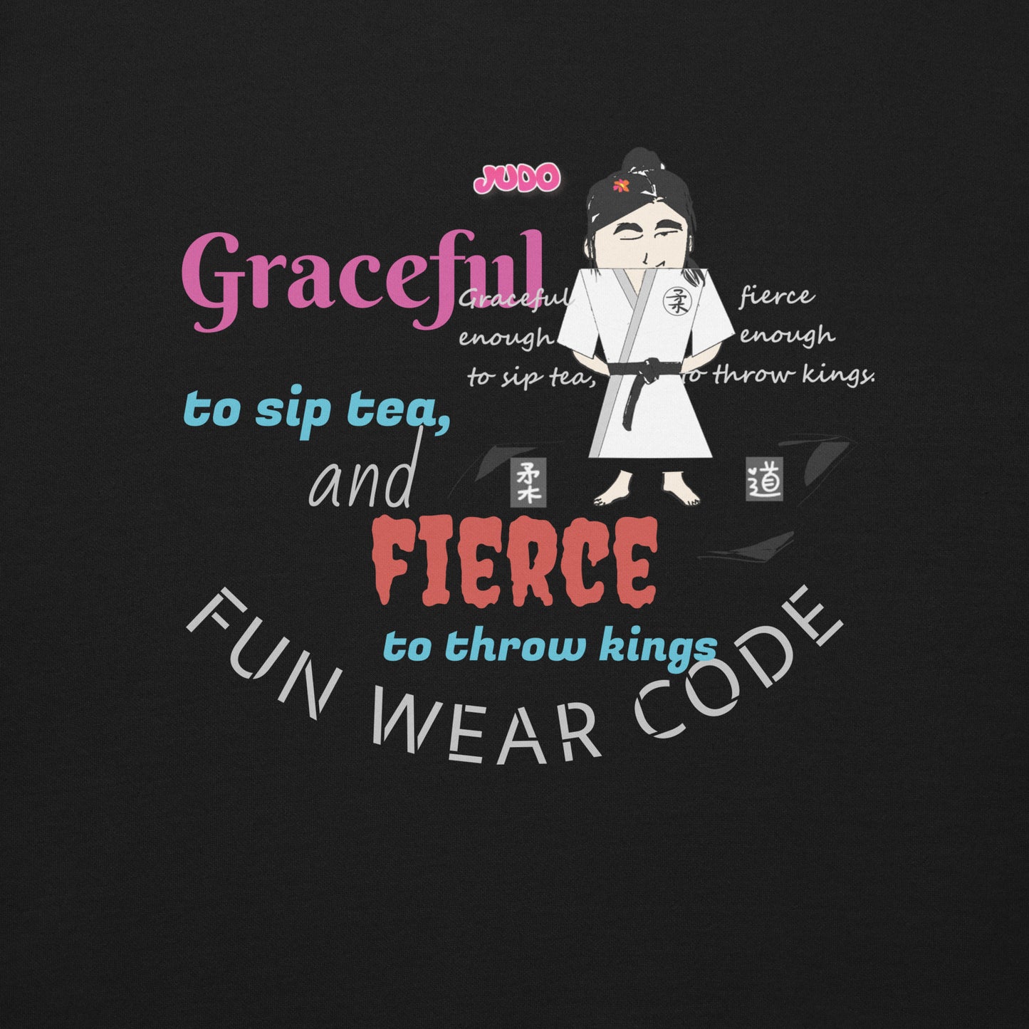 Judo Lady Long Sleeve Tee – Stylish Martial Arts Inspired Sweatshirt | FunWearCode