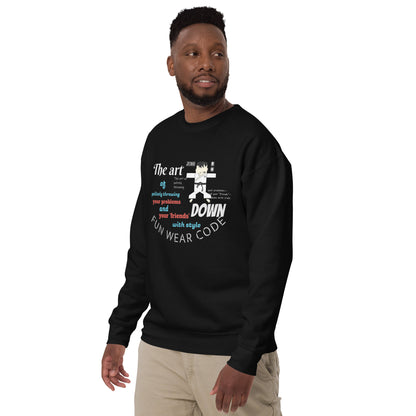 Judo Theme Long Sleeve Tee – Fun Martial Arts Shirt | FunWearCode