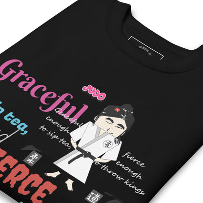 Judo Lady Long Sleeve Tee – Stylish Martial Arts Inspired Sweatshirt | FunWearCode