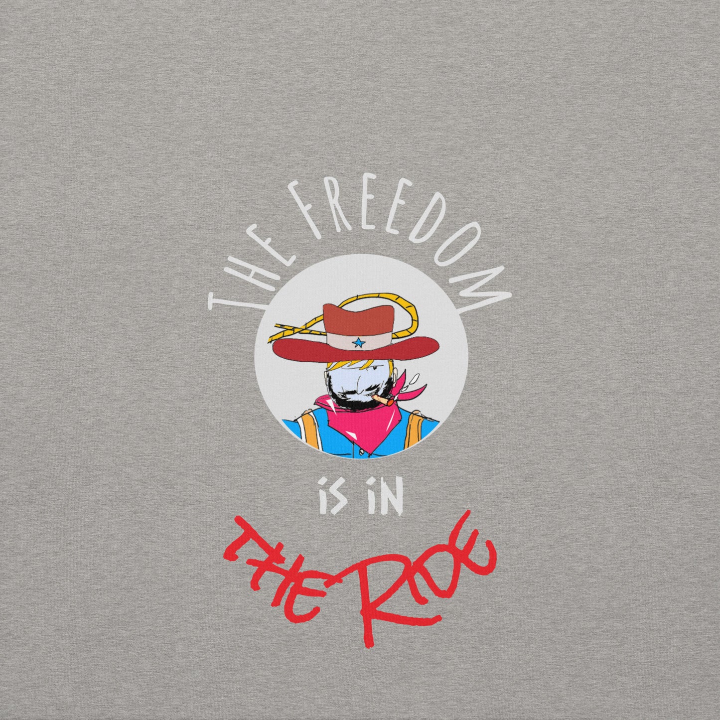 Premium Cozy Long Sleeve T-shirt – Classic Cowboy Graphic Sweatshirt | FunWearCode