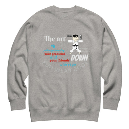 Judo Theme Long Sleeve Tee – Fun Martial Arts Shirt | FunWearCode