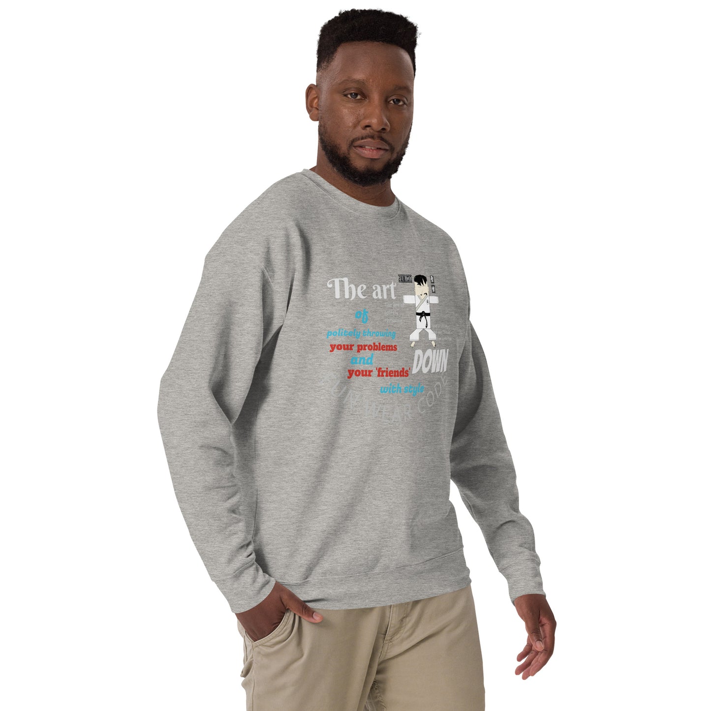 Judo Theme Long Sleeve Tee – Fun Martial Arts Shirt | FunWearCode