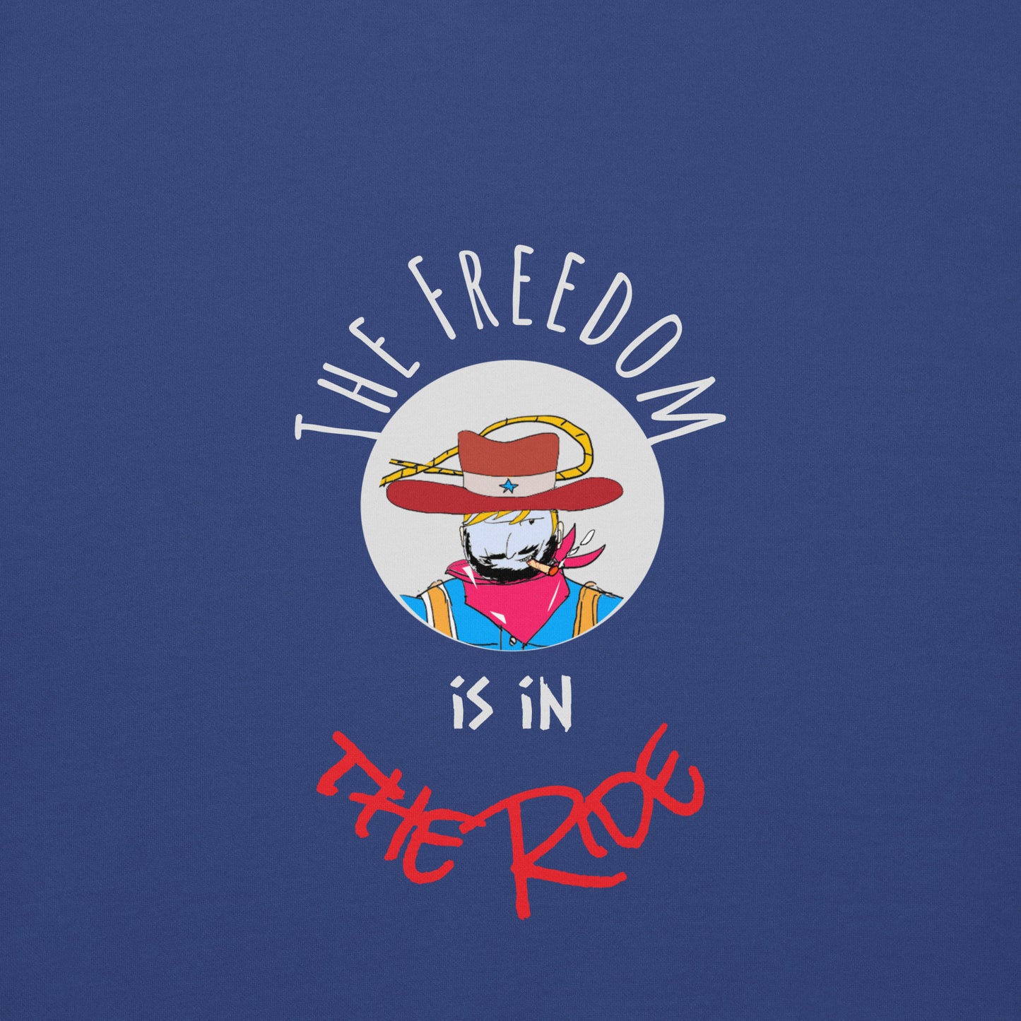 Premium Cozy Long Sleeve T-shirt – Classic Cowboy Graphic Sweatshirt | FunWearCode