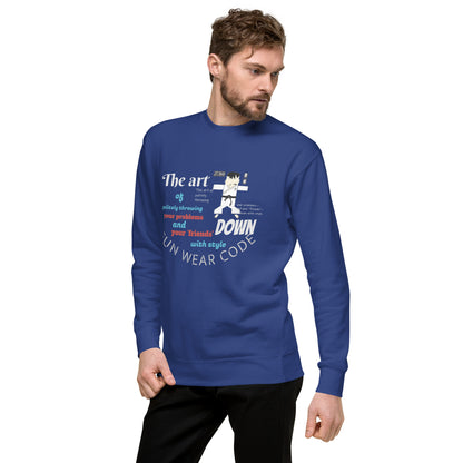 Judo Theme Long Sleeve Tee – Fun Martial Arts Shirt | FunWearCode