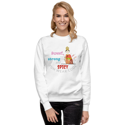 Premium Long Sleeve T-Shirt - Playful Thai Woman Graphic Tee | FunWearCode