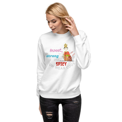 Premium Long Sleeve T-Shirt - Playful Thai Woman Graphic Tee | FunWearCode