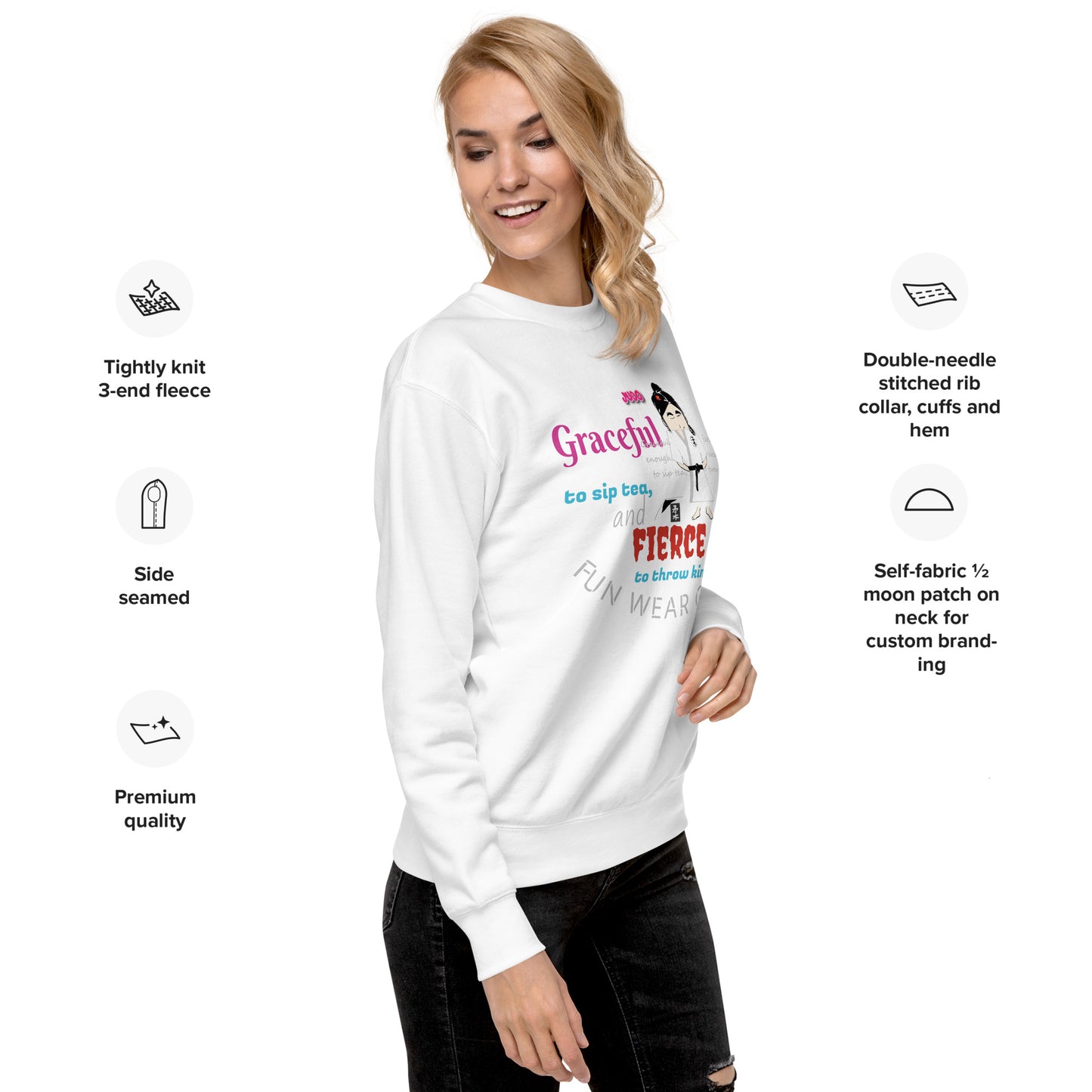Karate Lady Long Sleeve Tee – Stylish Martial Arts Inspired Shirt | FunWearCode