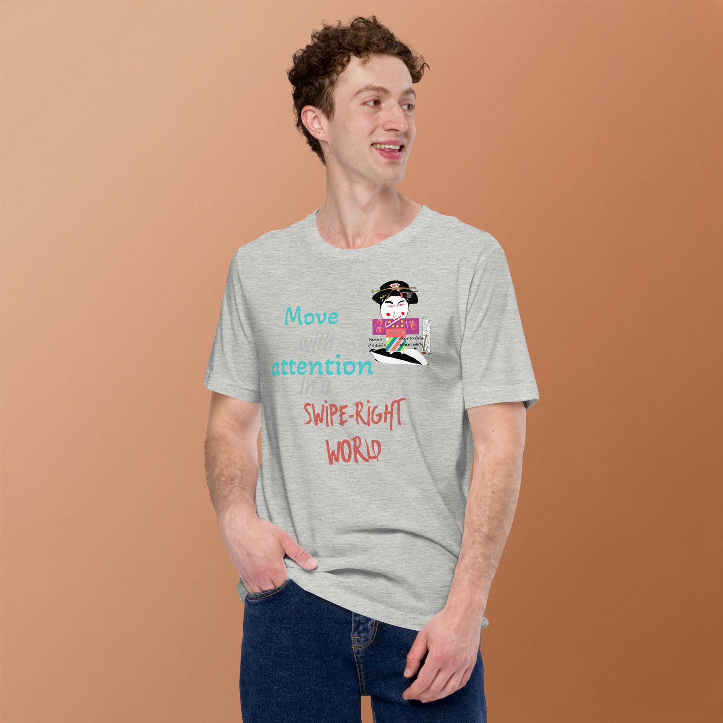 Unisex Fun Geisha T-Shirt - Vintage Japanese Iconic Tee | FunWearCode