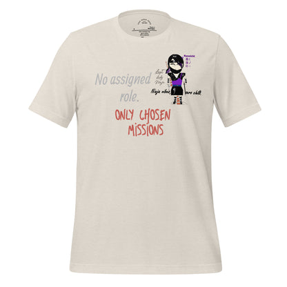 Women's Lady Ninja Graphic T-Shirt — Feminine Martial Arts Tee