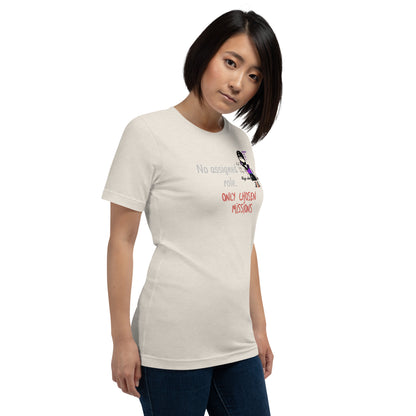 Women's Lady Ninja Graphic T-Shirt — Feminine Martial Arts Tee