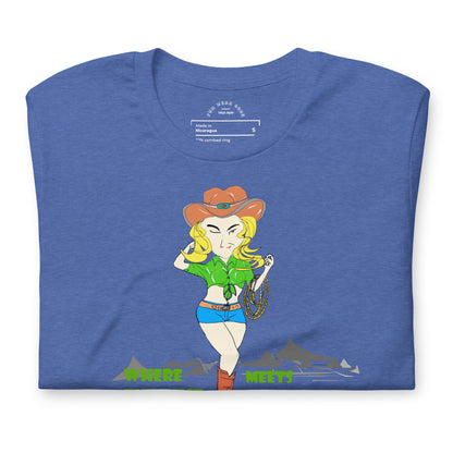 Cowgirl Graphic T-shirt - Classic American Style Tee for Fun-Loving Souls | FunWearCode