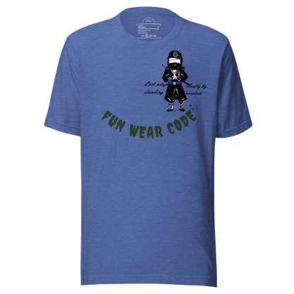 Playful Ninja Theme  T-Shirt – Japanese Martial Arts Iconic Tee | FunWearCode
