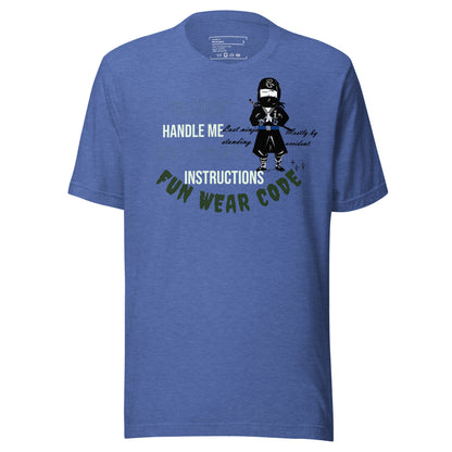 Playful Ninja Theme  T-Shirt – Japanese Martial Arts Iconic Tee | FunWearCode