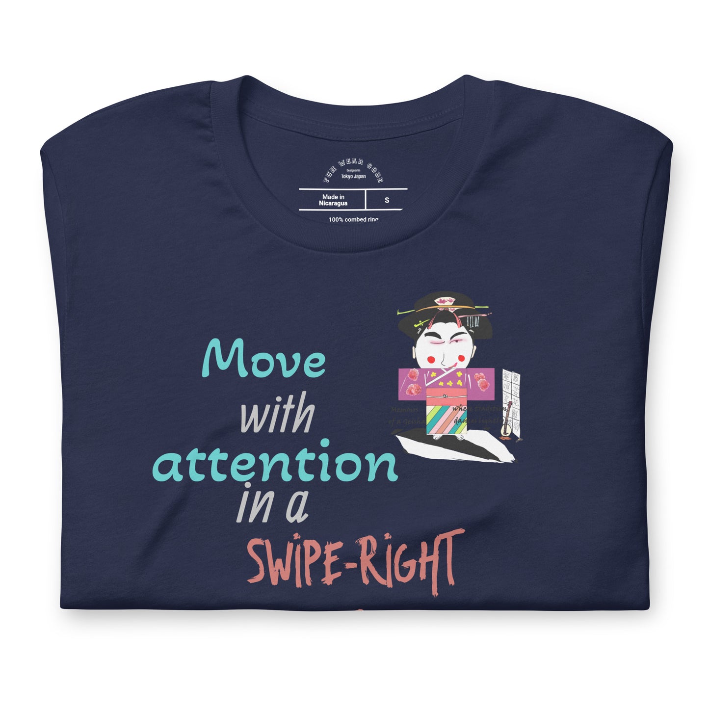 Unisex Fun Geisha T-Shirt - Vintage Japanese Iconic Tee | FunWearCode