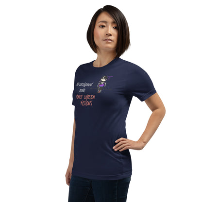Women's Lady Ninja Graphic T-Shirt — Feminine Martial Arts Tee
