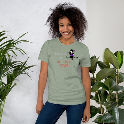 Women's Lady Ninja Graphic T-Shirt — Feminine Martial Arts Tee