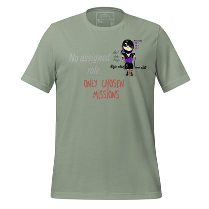 Women's Lady Ninja Graphic T-Shirt — Feminine Martial Arts Tee