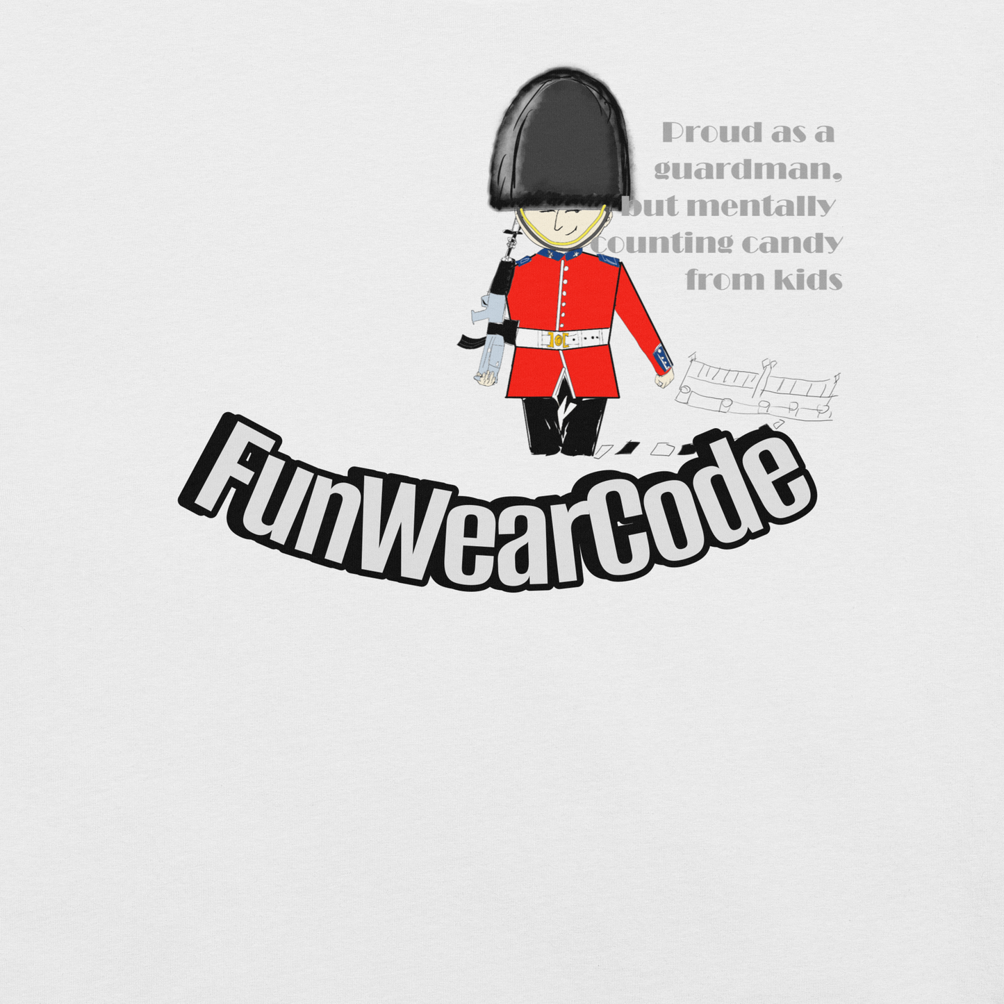 Unisex Guardsman T-shirt - Classic English Style Tee for Fun-Loving Souls | FunWearCode