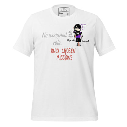 Women's Lady Ninja Graphic T-Shirt — Feminine Martial Arts Tee